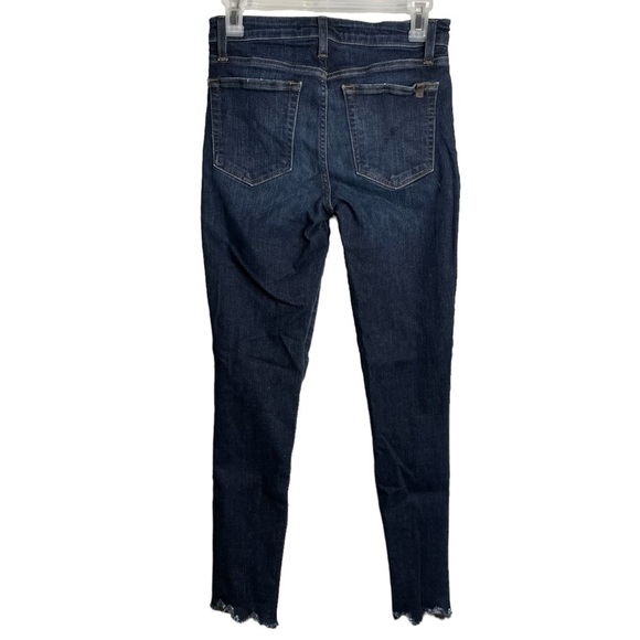 Joes jeans high rise skinny ankle distressed wave zig zag hem size 25 - Picture 2 of 6